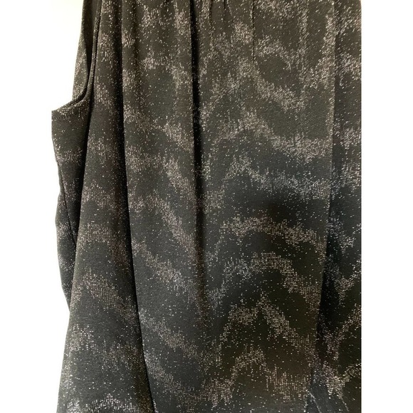 Anthropologie Carly Shimmer Top Blouse Sleeveless Black Size Small NWT Ret $78 - Picture 2 of 10